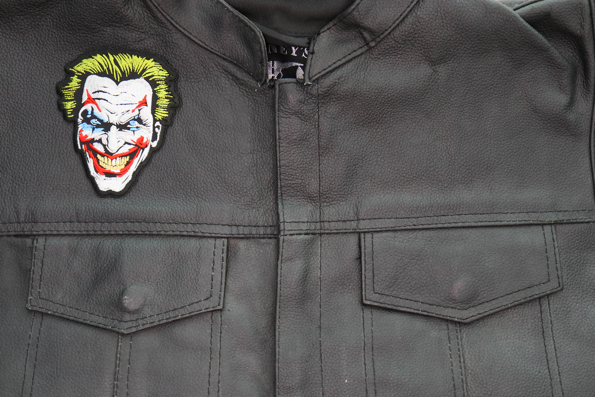 Cheeky Joker Embroidered Patch - Fun and Playful Design for Creative Flair (  3.5 x 3.5 inches )